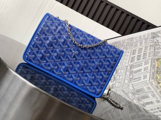 Goyardアレクサンドル-IIIスカイブルーバッグ