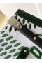Goyard Saïgon PMバッグクロコダイル革を刺繍しました緑