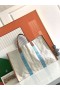 Goyardine可逆的Mediterraneeバターコイズブルー