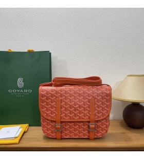 Goyardベルヴェデーレメッセンジャー Goyardine MMバッグオレンジ