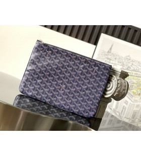 Goyard Sénat MMポーチネイビーブルー