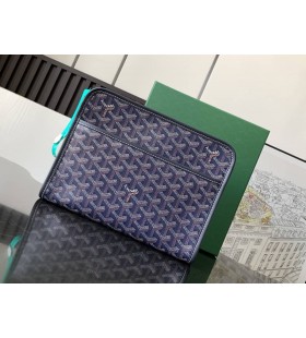 Goyard Jouvence MMのトイレタリーバッグネイビーブルー