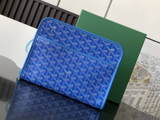 Goyard Jouvence MM Toalettmappe Bag Himmel Blå