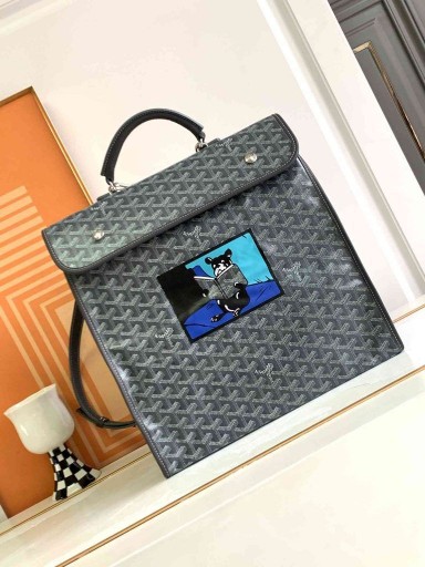 Goyard Saint Léger Ryggsekk X Hulot Edmon Grå