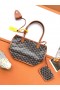 Goyard Anjou Mini Veske Hjertet Black & Tan