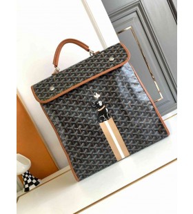 Goyard Saint Léger Ryggsekk X Hulot Edmon Black & Tan