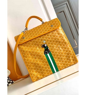 Goyard Saint Léger Ryggsekk X Hulot Edmon Gul