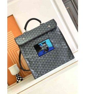Goyard Saint Léger Ryggsekk X Hulot Edmon Grå