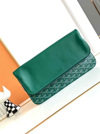 Goyard Sainte-Marie GM Clutch Green