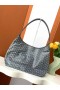 Torba hobo Goyard Bohème Z Wielkim Sercem w kolorze Szarym