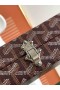 Torba na bagażnik Goyard Minaudière kolor Bordowy