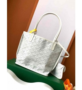 Mini-torba Goyard Anjou W kształcie Serca Biały