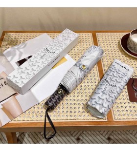Składany Mini-Parasol Goyard Goyardine Biały