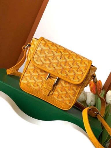 Goyard Grand Bleu PM Sac Galben