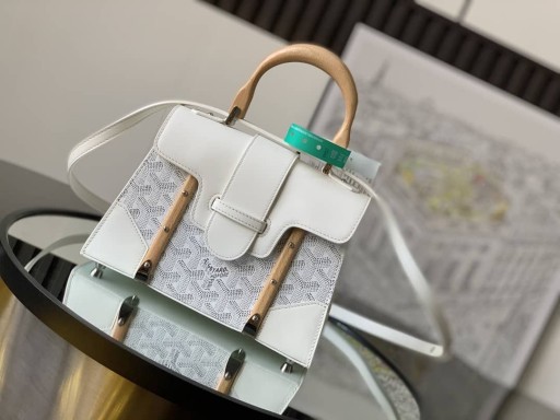 Goyard Saïgon Structuré Geanta Mini Alb