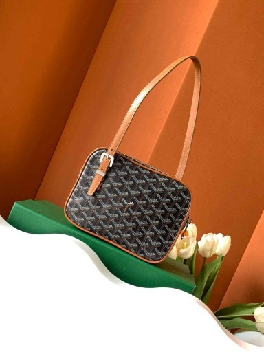 Goyard Goyardine Yona Geanta Black & Tan