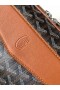 Goyard Cisalpin Document Caz, Black & Tan