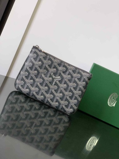 Goyard Sénat Mini Pouch Grey