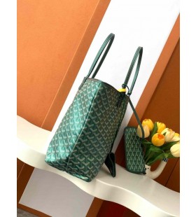 Goyard Saint Louis PM Taška Pearlescent Zelená