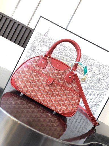 Goyard 빈티지 볼링 가방 빨간