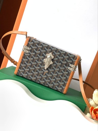 Goyard 카세트 트렁크 검은 가방 및 탄
