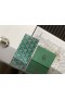 Goyard Saint-Pierre 카드 녹색 지갑