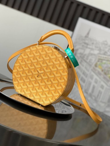 Torba-prtljažnik Goyard The Alto Hatbox Žute boje