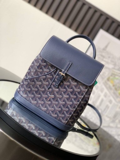 Mini ruksak Goyard Alpin Tamno Plave Boje