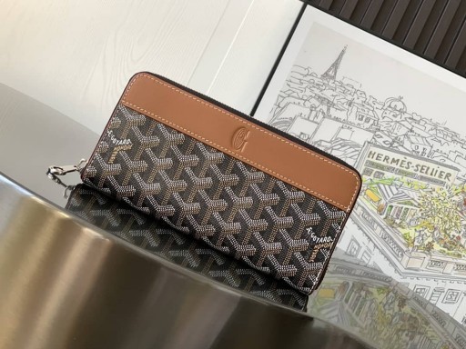 Novčanik Goyard Matignon GM Black & Tan