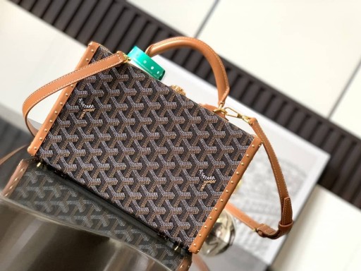Torba -prtljažnik Goyard Grand Hôtel Black & Tan