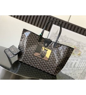 Torba Goyard Saint Louis PM Za Francuski Buldog Crne boje
