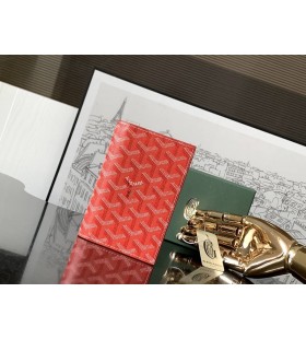 Navlaka za putovnice Goyard Grenelle Crvena