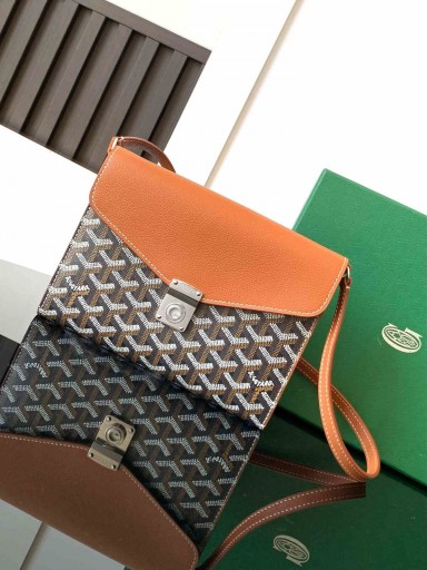 Goyard Chypre Plånbok-Fodral Black & Tan