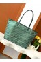 Goyard Artois MM Goyardine Väska Pärlemorskimrande Grön