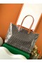 Goyard Goyardine Isabelle Tote Bag Black & Tan