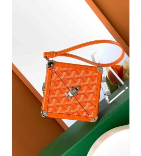 Goyard Dé Trunk Väska Orange