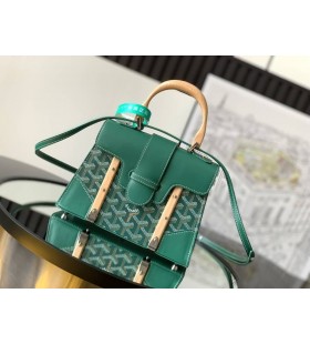 Goyard Saïgon Structuré Mini Väska Grön