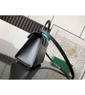 Goyard Saigon Struktur Väska Lettres Kamouflage Grön Motiv Palladium Hårdvara