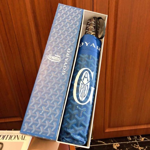 Goyard Goyardine Katlanır Mini Şemsiye Gök Mavisi