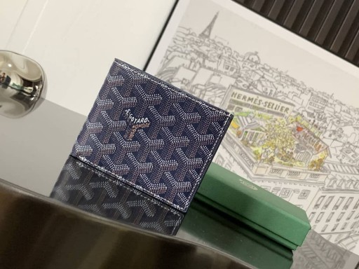 Goyard Kartlıklı Cüzdan Lacivert