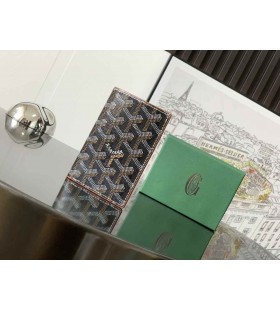 Goyard Saint-Pierre Kartlıklı Cüzdan Siyah & Ten Rengi