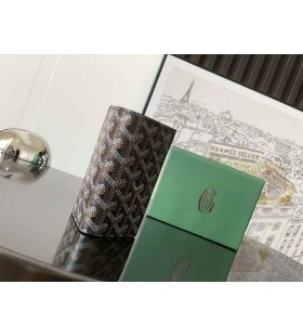Goyard Saint-Pierre Kartlıklı Cüzdan Siyah