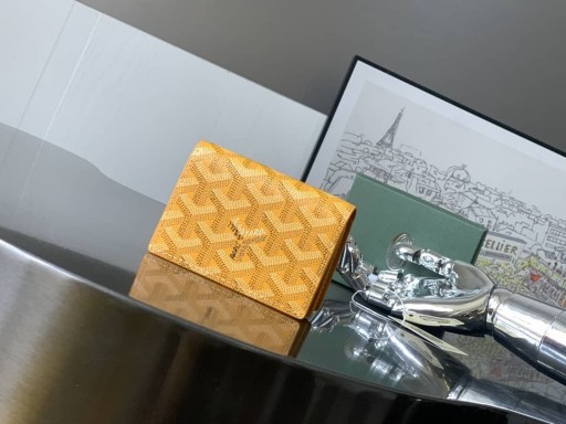 Goyard Malesherbes Tarjeta Monedero Amarillo
