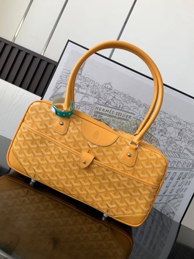Goyard Bolsa De La Vendimia De Color Amarillo
