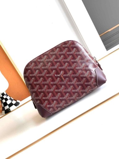Goyard Bolsa De Cosméticos Bolsa De Borgoña