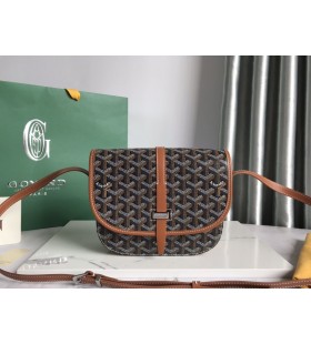 Goyard Belvedere PM Bag Black & Tan