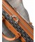 Goyard Cisalpin حالة الوثيقة بلاك اند تان