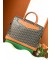 Goyard Cisalpin حالة الوثيقة بلاك اند تان