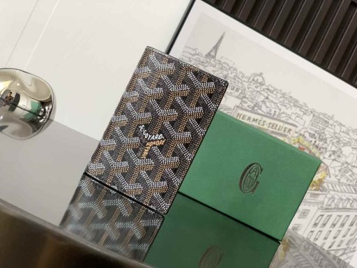 Goyard Saint-Pierre بطاقة المحفظة الأسود