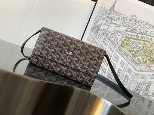 Goyard فارين القاري المحفظة الأسود
